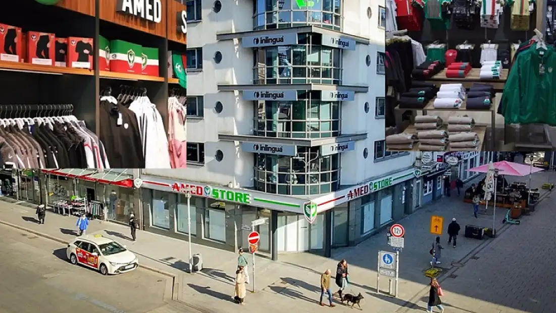 Amedspor Avrupa’ya tabelayı astı: İşte Amed Store’un yeni adresi