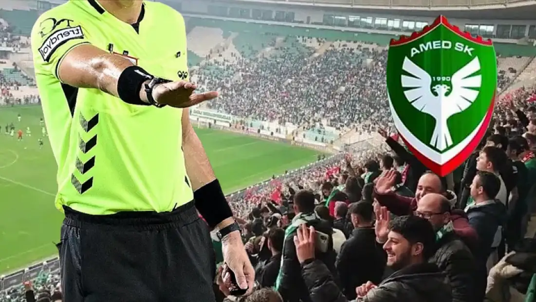 Amedspor–Boluspor maçının hakemi belli oldu!