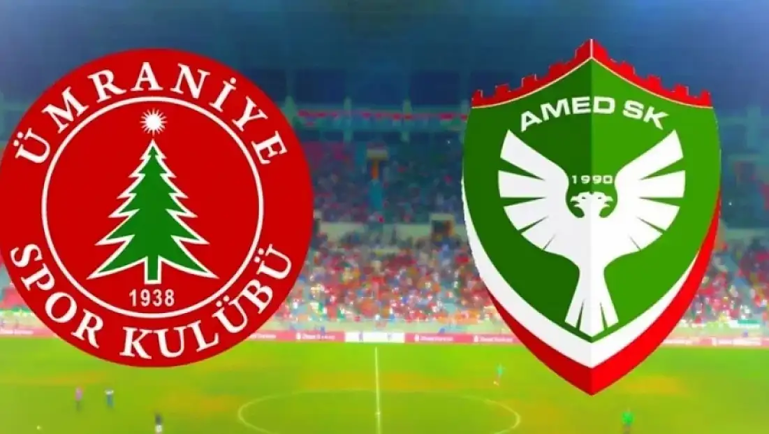 Amedspor – Ümraniyespor maçı 3 kanaldan canlı yayınlanacak! Şifresiz izlenecek
