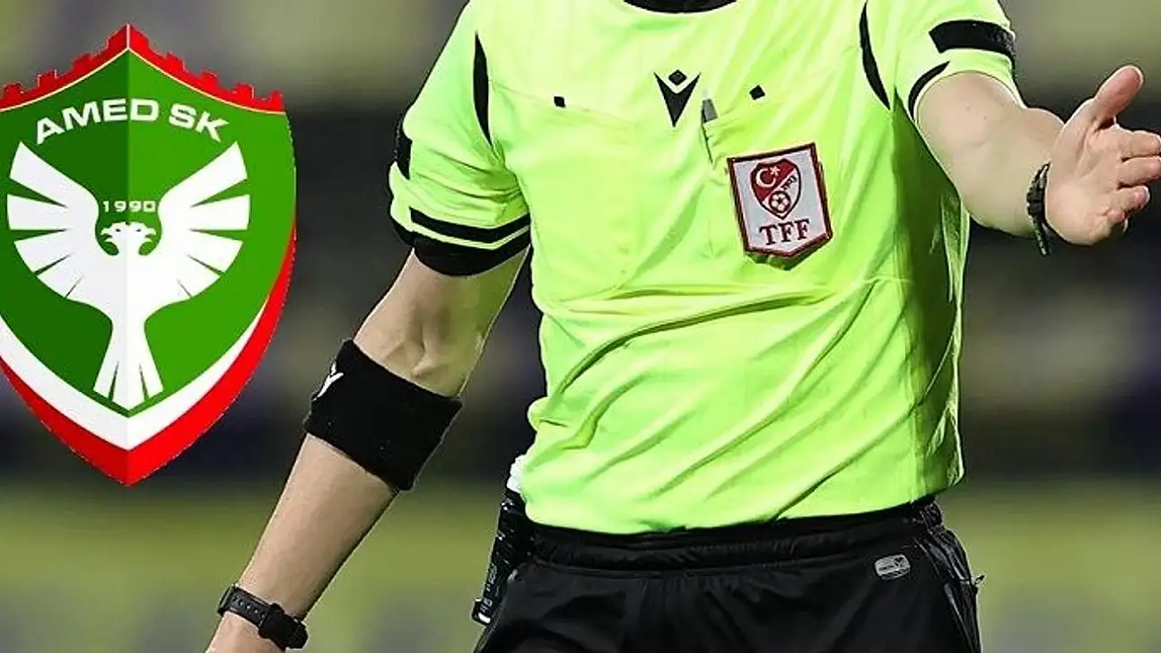 Amedspor – İstanbulspor maçının hakemi belli oldu