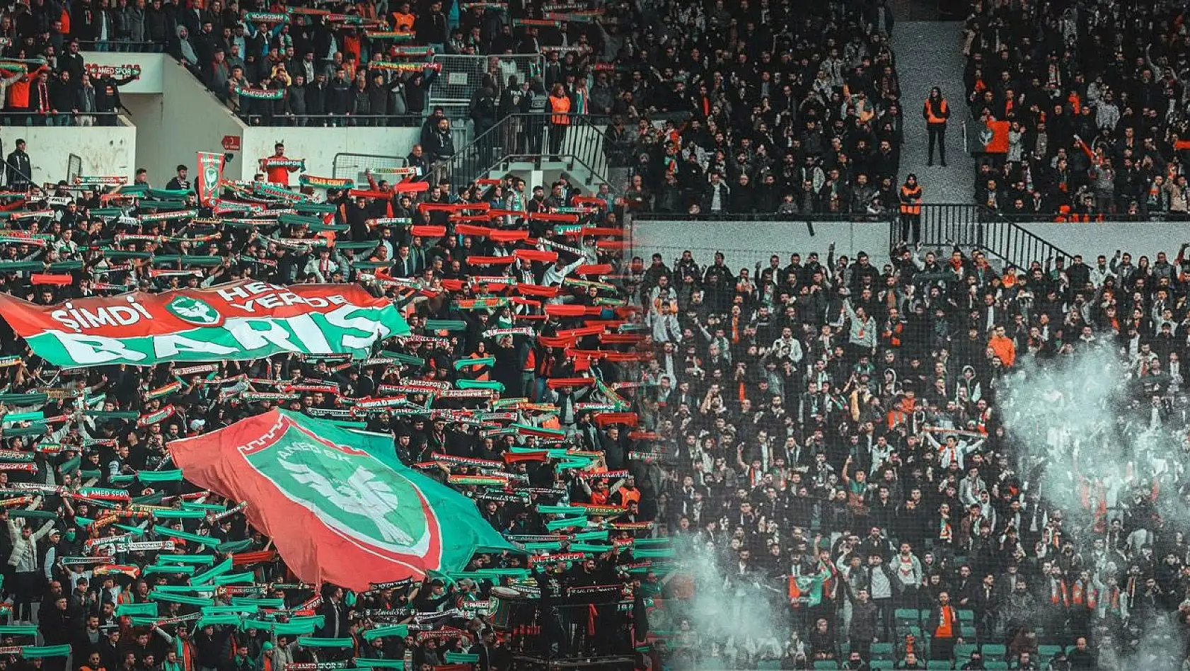 Amedspor taraftarları, teknik direktör ve yönetimi eleştirdi