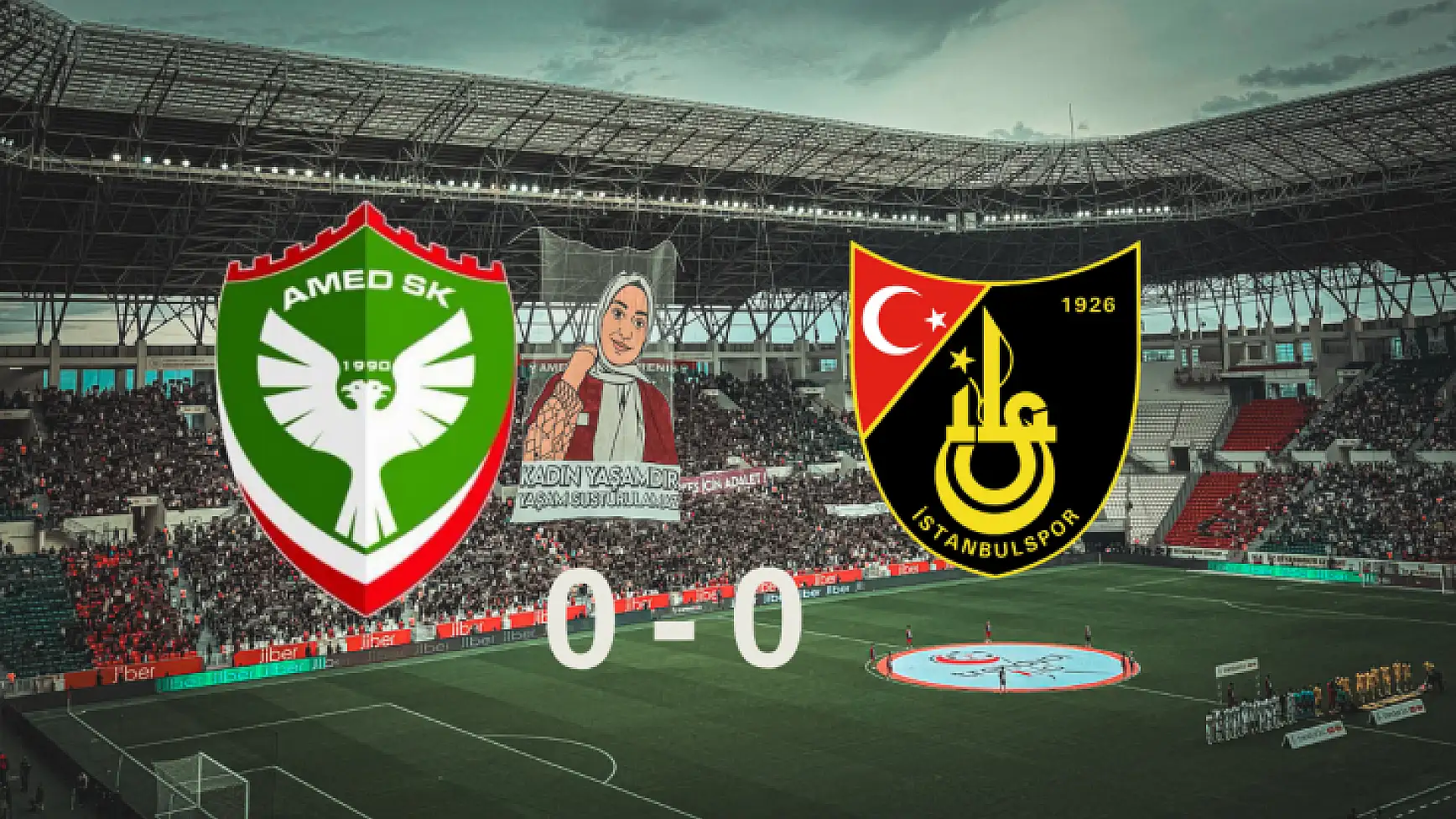 Amedspor 0 - 0 istanbulspor maçın özeti