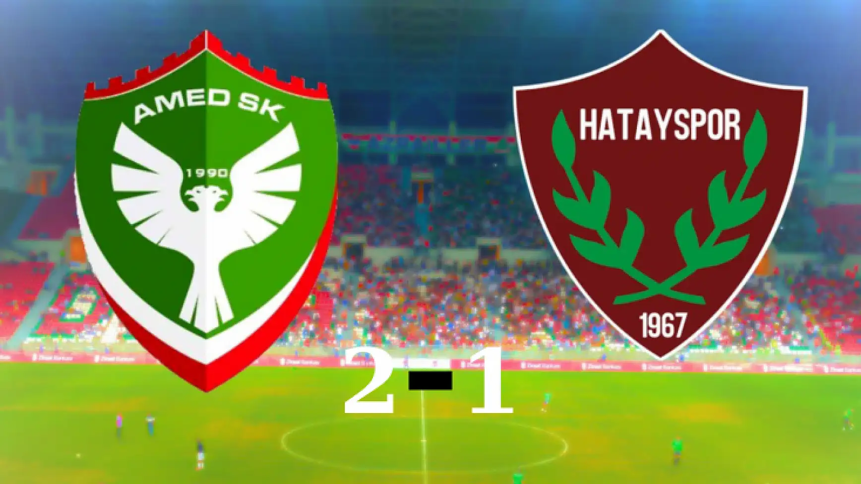 Amedspor 2 - Hatayspor 1 maç özeti