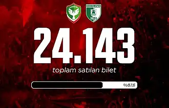 Amedspor'da tarihi doluluk! Bodrum FK maçı kapalı gişe geliyor