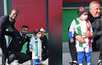 Amedspor'dan minik kahramana moral ziyareti