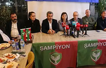 Amedspor'dan şampiyonluk öncesi kenetlenme: Diyarbakır'da moral yemeği