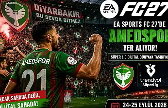 Amedspor EA Sports FC 27'de! Milyonlarca oyuncu artık onu seçecek