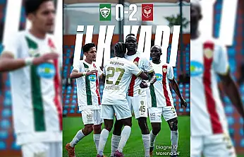 Amedspor, Hatay deplasmanında ilk yarıda kontrolü ele aldı: 2-0