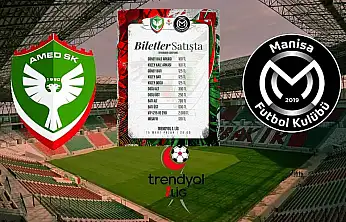Amedspor – Manisa FK maçı biletleri açıklandı: Tribün fiyatları dikkat çekti