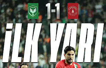Amedspor – Ümraniyespor maçında ilk yarı 1-1! Diyarbakır'da gol düellosu