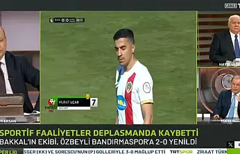 TRT Spor'da Amedspor tartışması: 'Kırmızı kart maçı bitirdi'