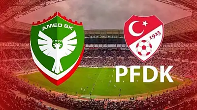 Amedspor'a PFDK şoku! Tribünler kapatıldı, ağır ceza geldi