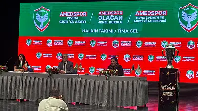 Amedspor'da tarihi kongre başladı: Süper Lig yol haritası belirleniyor