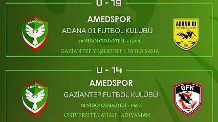 Amedspor Akademi sahne alıyor! Aynı gün 2 kritik maç