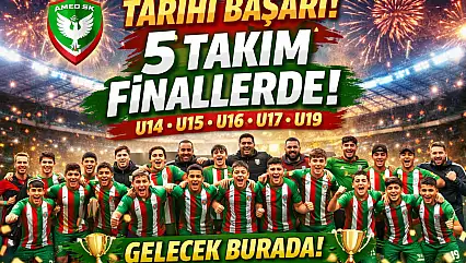 Amedspor'dan tarihi rekor! 5 takım birden finallerde