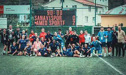 Amed SK Kadın Takımı sezonun ilk galibiyetini Giresun'da aldı