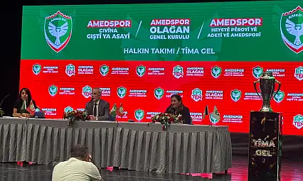 Amedspor'da tarihi kongre başladı: Süper Lig yol haritası belirleniyor