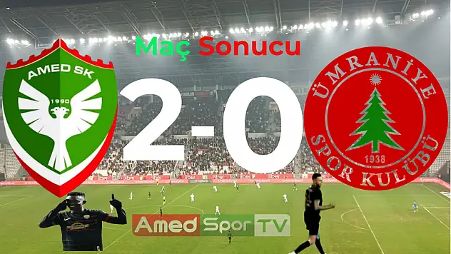 Amedspor 2024'ü galibiyetle kapattı, taraftarına yeni yıl hediyesi