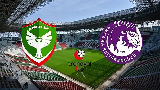 Amedspor – Ankara Keçiörengücü karşılaşması ne zaman ve hangi kanalda? Tüm maç bilgileri