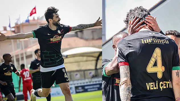 Amedspor bu kez öne geçti! Veli Çetin'den kafa golü