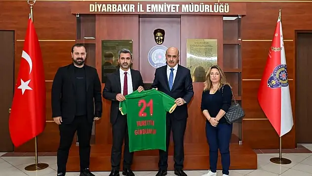 Amedspor'dan Diyarbakır Emniyeti'ne anlamlı ziyaret