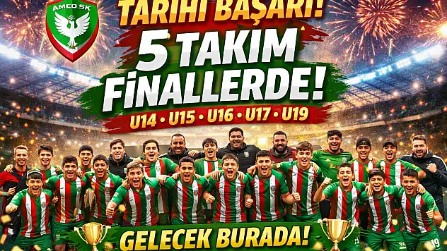 Amedspor'dan tarihi rekor! 5 takım birden finallerde