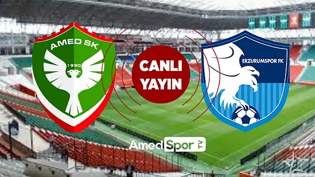 Amedspor–Erzurumspor maçı ne zaman saat kaçta hangi kanalda  işte yanıtı