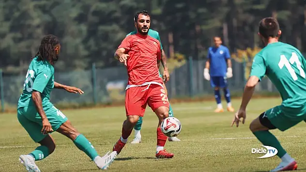 Amedspor hazırlık maçında moral depoladı