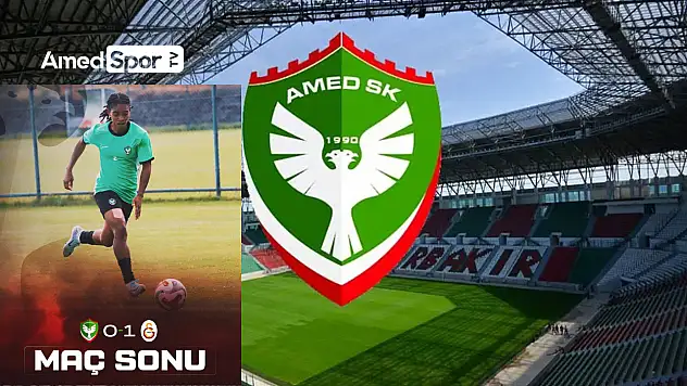 Amedspor Kadın Futbol Takımı, Galatasaray'a 1-0 mağlup oldu