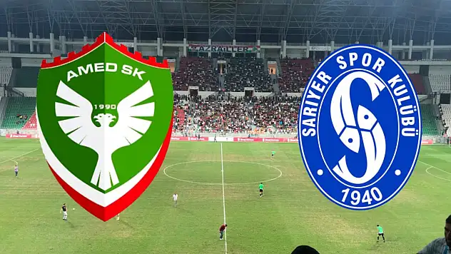 Amedspor-Sarıyer maçı: Muhtemel 11'ler ve yayın bilgisi