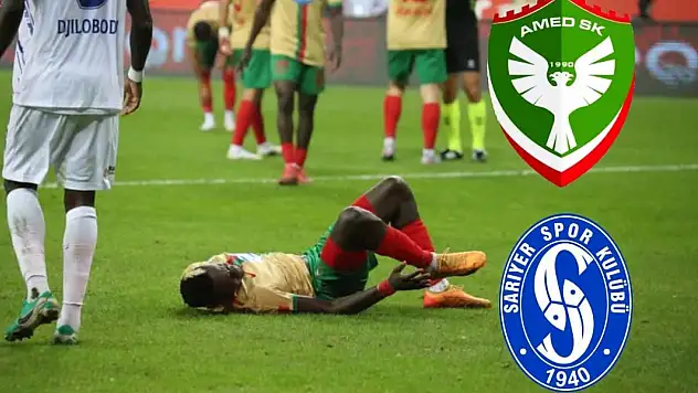 Amedspor, Sarıyer maçı sonrası PFDK'ye sevk edildi