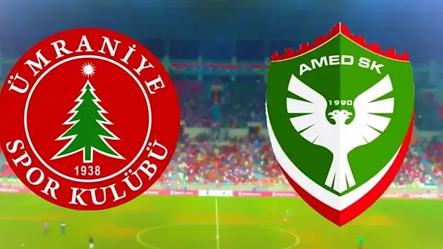 Amedspor – Ümraniyespor maçı 3 kanaldan canlı yayınlanacak! Şifresiz izlenecek