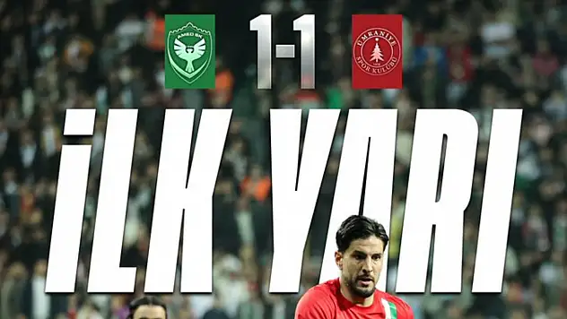 Amedspor – Ümraniyespor maçında ilk yarı 1-1! Diyarbakır'da gol düellosu