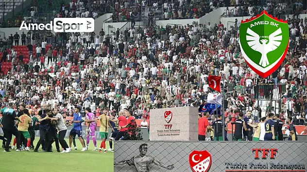 Amedspor'un seyircisiz oynama cezası 1 maça indirildi