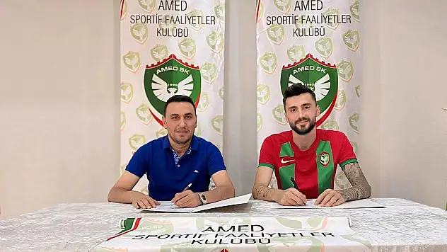 Amedspor Veli Çetin ile de sözleşme imzaladı