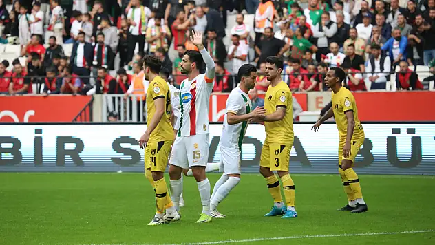 Amedspor zirve yarışında bir puanla yetindi: VAR golü iptal etti