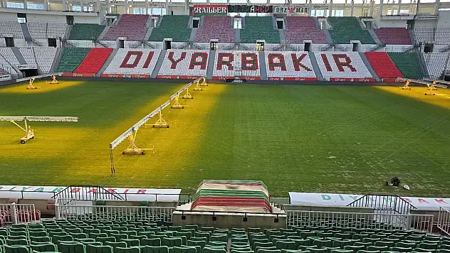 Diyarbakır stadyumu'na hibrit çim formülü
