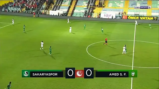Sakaryaspor - Amedspor maçı 0-0 bitti