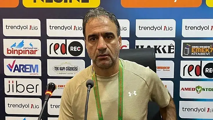 Amedspor’da Küçükbayrak garanti verdi: “Mazeret yok, kupa gelecek”
