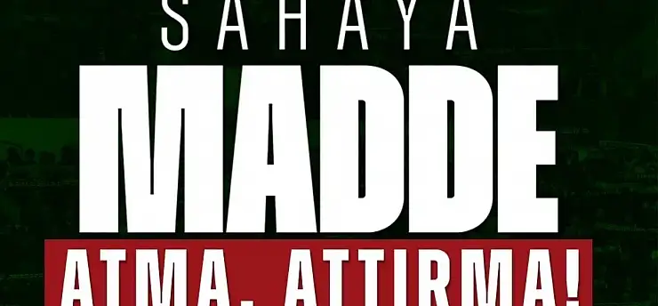 Amedspor'dan kritik uyarı! Taraftara net mesaj: 'Sahaya madde atmayın'