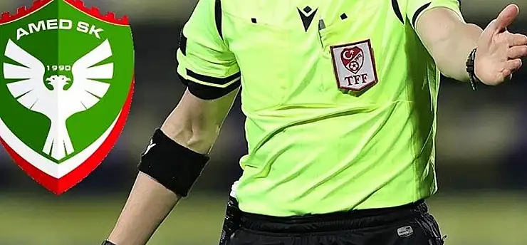 Amedspor – İstanbulspor maçının hakemi belli oldu