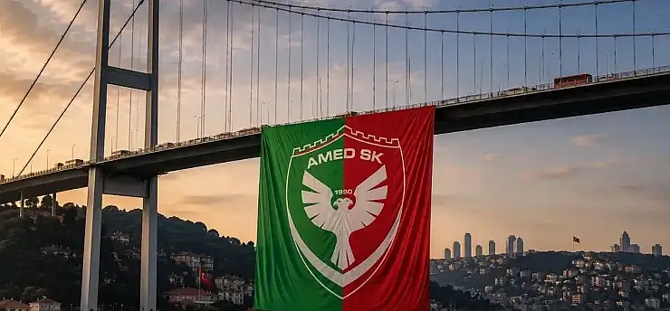 Amedspor tarih yazıyor: Bayrağı İstanbul Boğazı'nda dalgalanacak