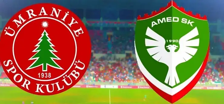Amedspor – Ümraniyespor maçı 3 kanaldan canlı yayınlanacak! Şifresiz izlenecek