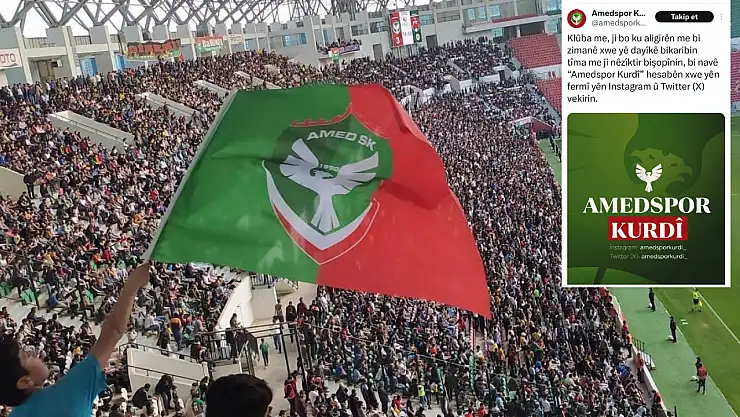 Amedspor, Instagram ve X'te Kürtçe hesaplarını açtı
