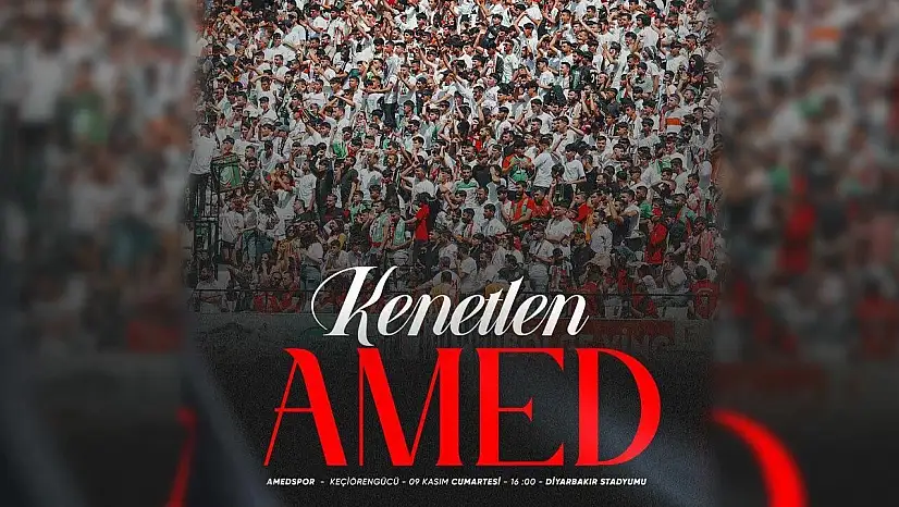 Amedspor'dan taraftara kritik çağrı: 'Maça erken gelin, tek yürek olalım'