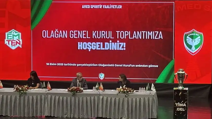 Amedspor'un mali tablosu açıklandı: Borç 62 milyon TL