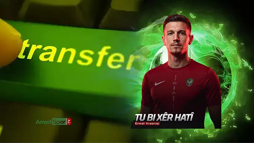 Resmi açıklama geldi: Ermal Krasniqi artık Amedspor'da