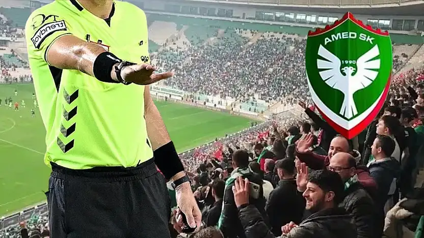 Amedspor–Boluspor maçının hakemi belli oldu!