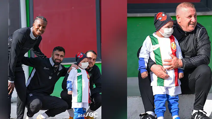 Amedspor'dan minik kahramana moral ziyareti