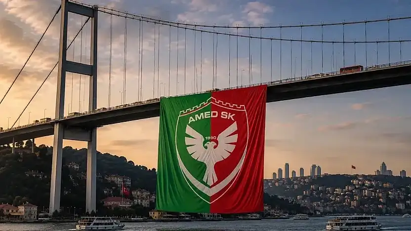 Amedspor tarih yazıyor: Bayrağı İstanbul Boğazı'nda dalgalanacak